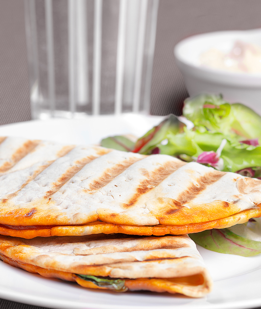 Quesadilla med chorizo