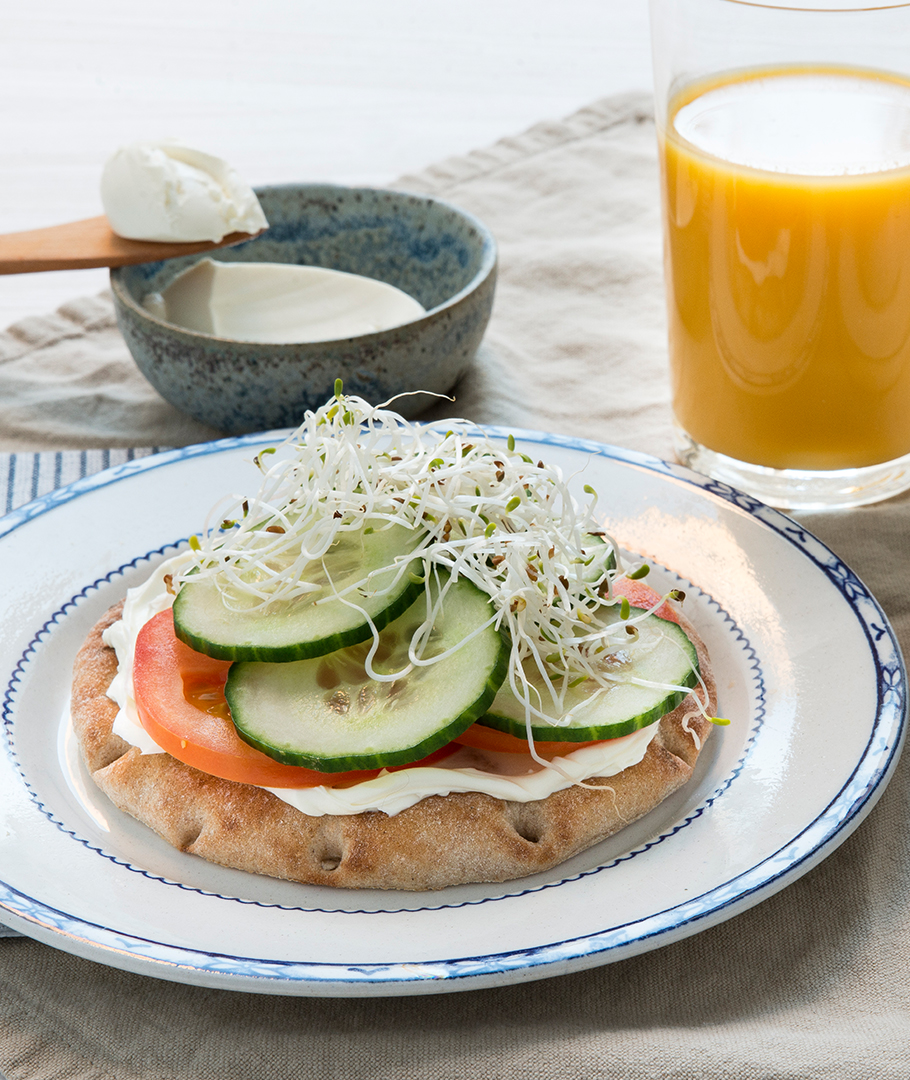 Vegetarsmørbrød