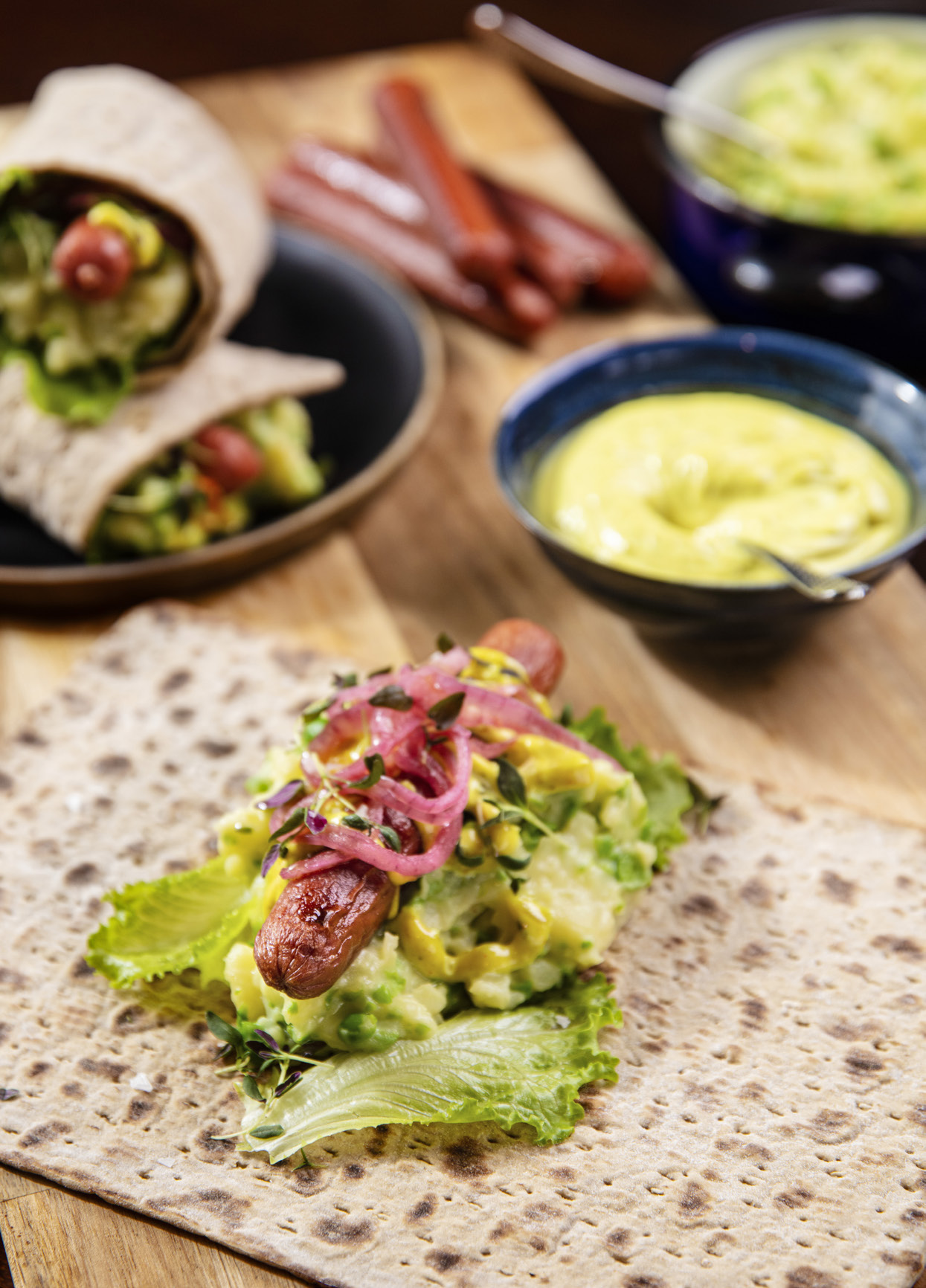 Korvwrap med mos